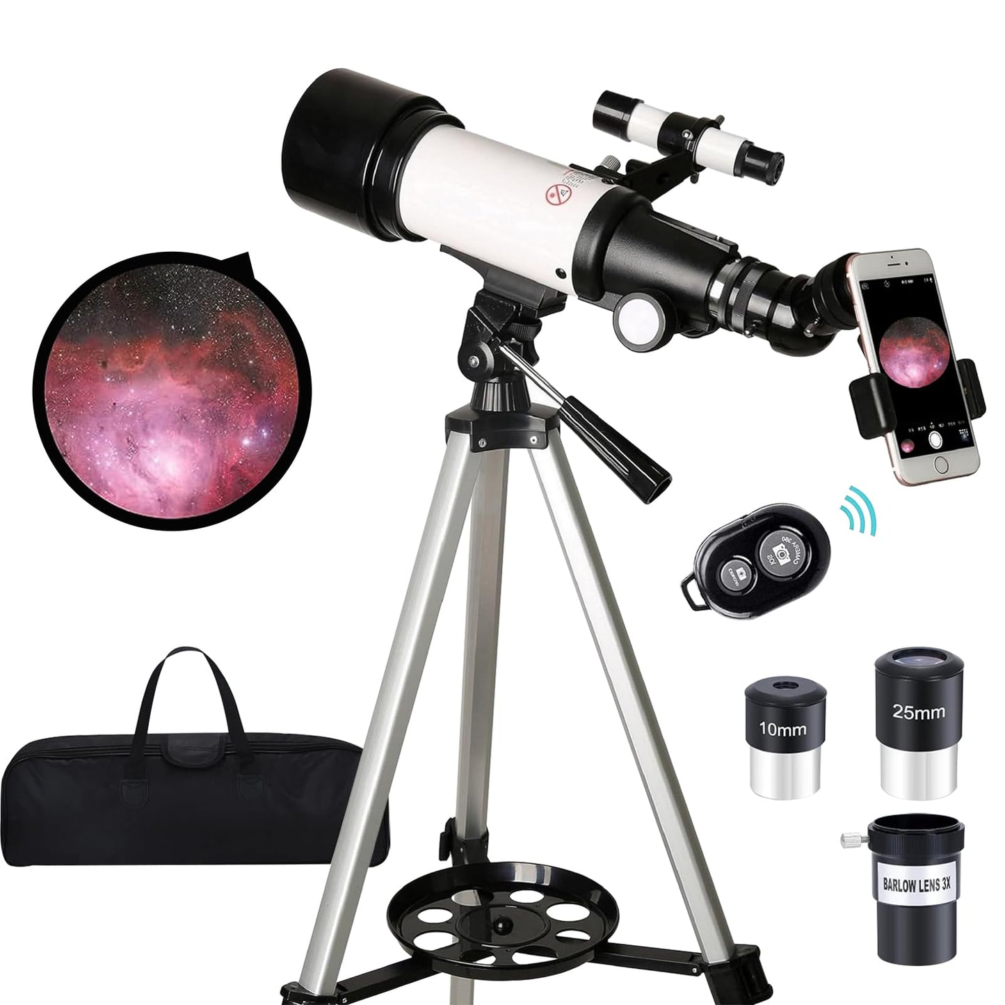 AstroMaster 70mm Refractor Telescope Kit